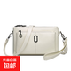 新款百搭單肩包PU軟皮女包禮物女神學(xué)生手機斜挎包多層可手提手拿 白色
