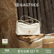 BAGTREE【明星同款】包包樹(shù)奶盒包頭層植鞣牛皮單肩腋下包斜挎包hobo包女 焦糖色-中號 高級小眾