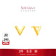 周大福SOINLOVE 極簡(jiǎn) 18K金極簡(jiǎn)V字耳釘耳飾女VE193生日禮物 VE193
