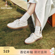 暇步士（Hush Puppies）德訓鞋女春夏運動(dòng)真皮休閑鞋百搭時(shí)尚薄底板鞋 沙灰色 38