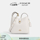 蔻馳（COACH）奧萊女士女包HADLEY 25號多功能斜挎包單肩包通勤百搭 IM/粉筆白色