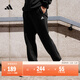 adidas休閑簡(jiǎn)約加厚毛圈布束腳運動(dòng)褲男女阿迪達斯官方輕運動(dòng)   黑色   L