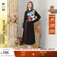 兩三事不規則襯衫連衣裙女2026春季黑色長(cháng)裙設計感長(cháng)袖裙諸神藝境 黑色 S