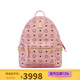 MCM【年終奢禮】專(zhuān)柜款百搭雙肩包精致背包男女生禮【38女神節禮物】 柔粉色MMKEAVE15PZ001 【小號】