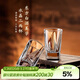 青蘋(píng)果加厚水晶玻璃白酒杯二兩杯 加厚玻璃分酒器家用100ml酒盅6只
