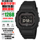 卡西歐（CASIO）G-SHOCK小紅圈小方塊系列太陽(yáng)能電波防水防震防磁日韓表新年禮物 高可視性MIP液晶屏GW-BX5600-1A1(太陽(yáng)能+電波+藍牙)