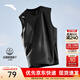 安踏（ANTA）速干背心丨運動(dòng)健身無(wú)袖T恤男夏季跑步冰絲涼感吸濕透氣打底衫 【升級版吸濕速干】基礎黑-3 時(shí)尚坎肩 L (175) 建議130-150斤