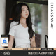 歌力思（ELLASSAY）【博主同款】25夏新款桑蠶絲棉羅紋修身顯瘦多色短袖針織衫女M008 珠光白 M