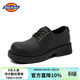 Dickies【明星同款】皮鞋休閑鞋復古英倫風(fēng)工裝鞋情侶款 黑色 42