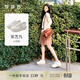 莎莎蘇【明星同款】春夏新款小奶糕厚底增高舒適德訓鞋女鞋小白鞋運動(dòng)鞋 珍珠白 【春/秋/冬推薦】 35