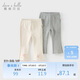 戴維貝拉女童褲子春裝兒童洋氣打底褲小童寶寶休閑微喇褲