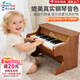 NEW CLASSIC TOYS兒童鋼琴玩具木質(zhì)電子琴男女孩音樂(lè )早教一歲嬰兒寶寶生日周歲禮物 25鍵胡桃木色【木質(zhì)電子鋼琴】 荷蘭品牌 小鋼琴益智玩具1-3-6歲 春節新年禮物