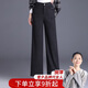雪夕（XUEXI）媽媽秋冬2025新款羊毛呢闊腿褲中老年女裝時(shí)尚直筒長(cháng)褲顯瘦休閑褲