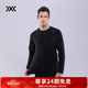 XBIONIC本能Polartec抓絨衣男款薄抓絨運動(dòng)長(cháng)袖T恤秋冬保暖透氣 24991 暗夜黑 XL