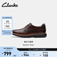 Clarks其樂(lè )布蘭丁系列男鞋輕盈緩震商務(wù)正裝皮鞋經(jīng)典復古德比鞋 深棕色 261793837 41.5