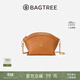 BAGTREE包包樹(shù)元寶包新款植鞣牛皮輕奢品牌單肩餃子斜挎手機包生日禮物 焦糖色【bag tree女包】 高級小眾生日禮物女