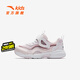 安踏兒童運動(dòng)鞋女小童鞋25年秋季網(wǎng)面舒適犟彈科技跑鞋寬寬鞋2.0 粉白/清水粉/安踏白-1 31