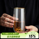 束氏雙層防燙辦公室專(zhuān)用玻璃杯綠茶杯泡茶杯花茶杯高硼硅玻璃茶杯送禮