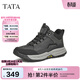 他她（TATA）厚底休閑運動(dòng)鞋男鞋戶(hù)外高幫鞋秋冬新款QFP01DD4 灰/黑（絨里） 39
