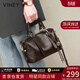 viney牛皮包包女包輕奢斜挎包品牌手提包生日禮物送女友老婆老婆 【咖色】高檔實(shí)用單肩大包 時(shí)尚百搭休閑大容量通勤枕頭包