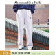 Abercrombie & Fitch美式復古抓絨經(jīng)典LOGO直筒運動(dòng)衛褲長(cháng)褲25秋冬女裝147-5115 銀灰色 L (165/84A)