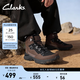 Clarks其樂(lè )Huntsham Lace男鞋秋冬新款高幫戶(hù)外耐磨登山徒步鞋靴 棕色 261860617 43