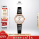 上海（SHANGHAI）手表女石英表 國民鑲鉆表圈皮帶女表 復古小圓糖 送禮&禮物S8002