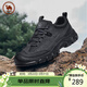 駱駝牌 運動(dòng)鞋男休閑戶(hù)外徒步登山鞋抓地厚底減震 P14A379617 黑色 43