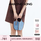 Amazing Song乙頌果籃包小眾高級感時(shí)尚百搭單肩斜挎包女士生日禮物 牛仔藍