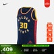 耐克2024/25賽季金州勇士隊男子速干美式球衣拼接NIKE NBA FQ4342 422大學(xué)深藍/斯蒂芬·庫里 3XL