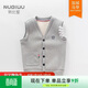 努比屋兒童馬甲男孩馬夾大童外穿背心男童春款坎肩衣服