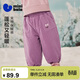 迷你巴拉（minibala）男女童寶寶棉褲2025冬新品兒童保暖夾棉褲子柔軟親膚長(cháng)褲
