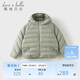 戴維貝拉（DAVE＆BELLA）女童短款羽絨服中大童防水外套秋冬兒童上衣