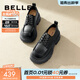 百麗（Belle）百搭牛津鞋女通商場(chǎng)同款通勤厚底小皮鞋B1Q1DCM4預售 黑色 37 (235mm)