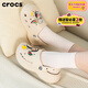 卡駱馳（CROCS）洞洞鞋貝雅云彩女鞋夏季新款休閑透氣厚底增高拖鞋涼鞋208186 208186-11S/冬日白 37-38 (240mm) W7
