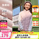 安踏兒童輕薄羽絨服馬甲男女童2025秋冬季保暖90絨防風(fēng)學(xué)生外套上衣服 剛柔粉7927-3 85%絨子含量 165 充絨量41g