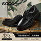 愛(ài)步（ECCO） 樂(lè )福鞋男 秋季休閑皮鞋男鞋 都市奧斯550324 黑色55032401001 40