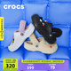 CROCS卡駱馳貝雅暖絨洞洞鞋女暖棉男棉鞋外穿拖鞋|206633 黑/黑-060 (建議買(mǎi)大一碼) 37 /38(230mm)