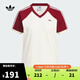 阿迪達斯（adidas）Originals三葉草2025年女子V NECK TEE短袖T恤 KE6163 M