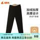 銅牛加厚保暖貼護女褲 秋冬新款棉褲保暖褲中老年夾層含駝絨VK274 黑 XL (175/100)