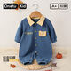 丸圖 ONETU嬰兒連體衣新生兒衣服寶寶爬服外出哈衣春秋限定款靈虎小帥66cm
