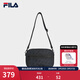 FILA 斐樂(lè )官方男包挎包2026春季新款時(shí)尚休閑單肩包斜挎包隨身包 正黑色-BK XS