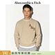 Abercrombie & Fitch【經(jīng)典LOGO】美式絨感套頭毛衣針織衫上衣25秋冬男裝120-5181 卡其色 L (180/108A)