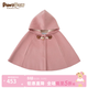 PawinPaw小熊童裝年秋冬嬰幼童斗篷外套女寶寶大衣綿羊毛拜年過(guò)年 粉色/25 100