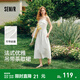 森馬（Semir）連衣裙女簡(jiǎn)約度假風(fēng)吊帶裙時(shí)尚2025夏新款法式優(yōu)雅茶歇裙溫柔 米白10312 S
