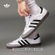 adidas「T頭鞋」SAMBA OG經(jīng)典復古板鞋德訓鞋男女阿迪達斯三葉草 白/黑/淺灰   43