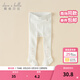 戴維貝拉（DAVE＆BELLA）嬰兒連褲襪小童打底褲女寶寶彈力襪女童舞蹈襪春裝新款童襪 白色DB1247922-1 1-1.5歲 80cm（建議身高66-80cm）