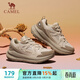 駱駝（CAMEL）全地形厚底慢跑步女鞋緩震運動(dòng)鞋子 K24C09L7625 泥沙灰 37
