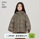 jnby by JNBY[輕便不壓身]江南布衣童裝冬羽絨服短款連帽女童兒童1NAC11890 216臘粉駝色 110 cm