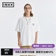 英克斯（inxx）李一桐同款 APYD潮牌基礎簡(jiǎn)約多色短袖T恤情侶休閑寬松打底衫 白色 M